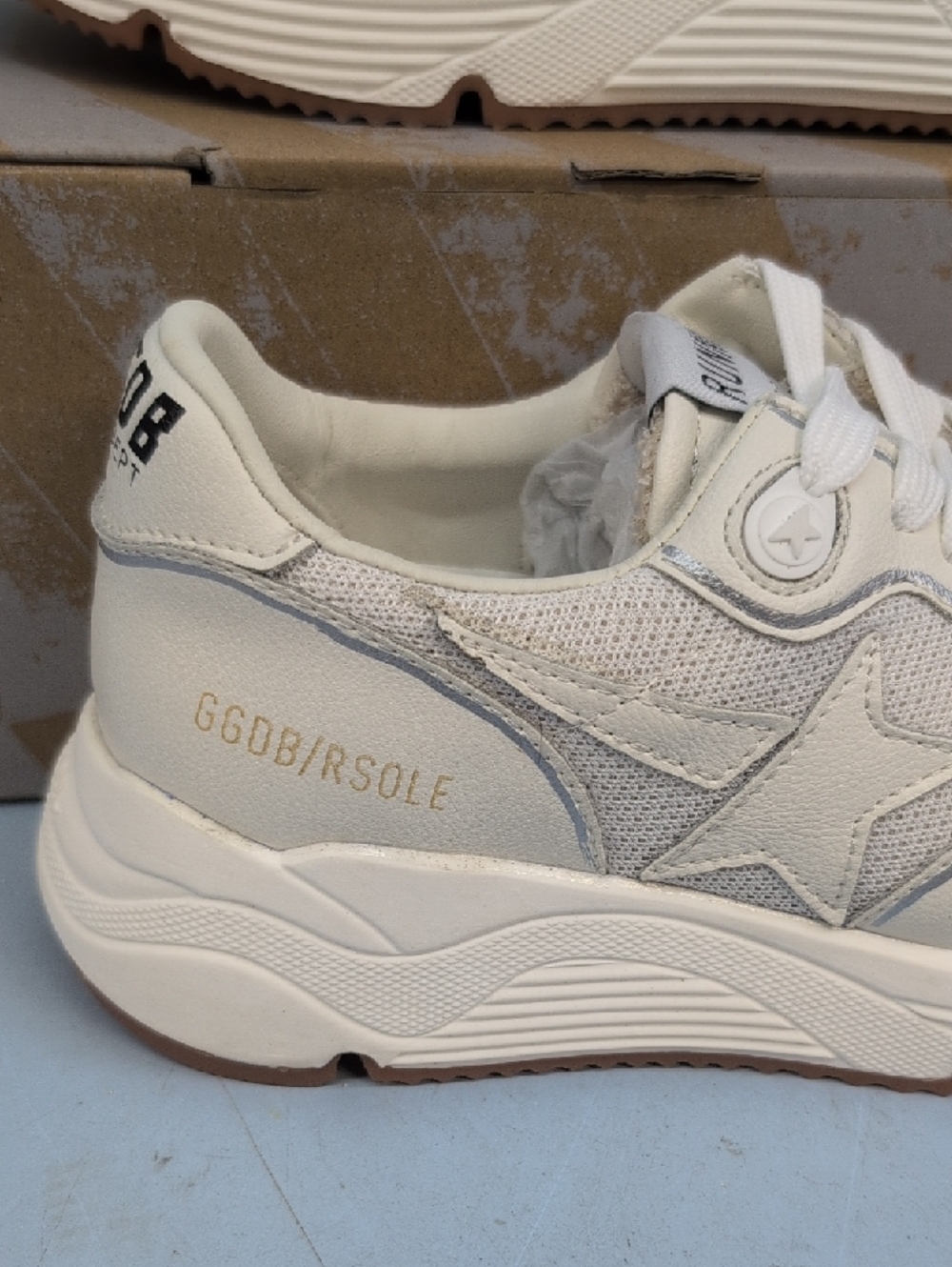 Golden Goose Superstar Platform Men's Running Sneakers Size 35 Optic White - Picture 2 of 12